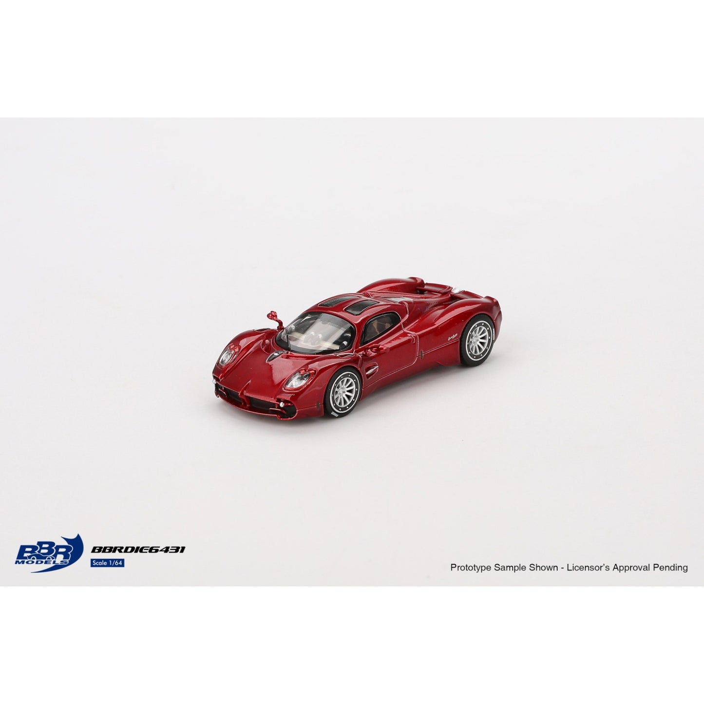 BBR - Pre-Order - 2023 Pagani Utopia, Dubai red - BBRDIE6431 - 1:64
