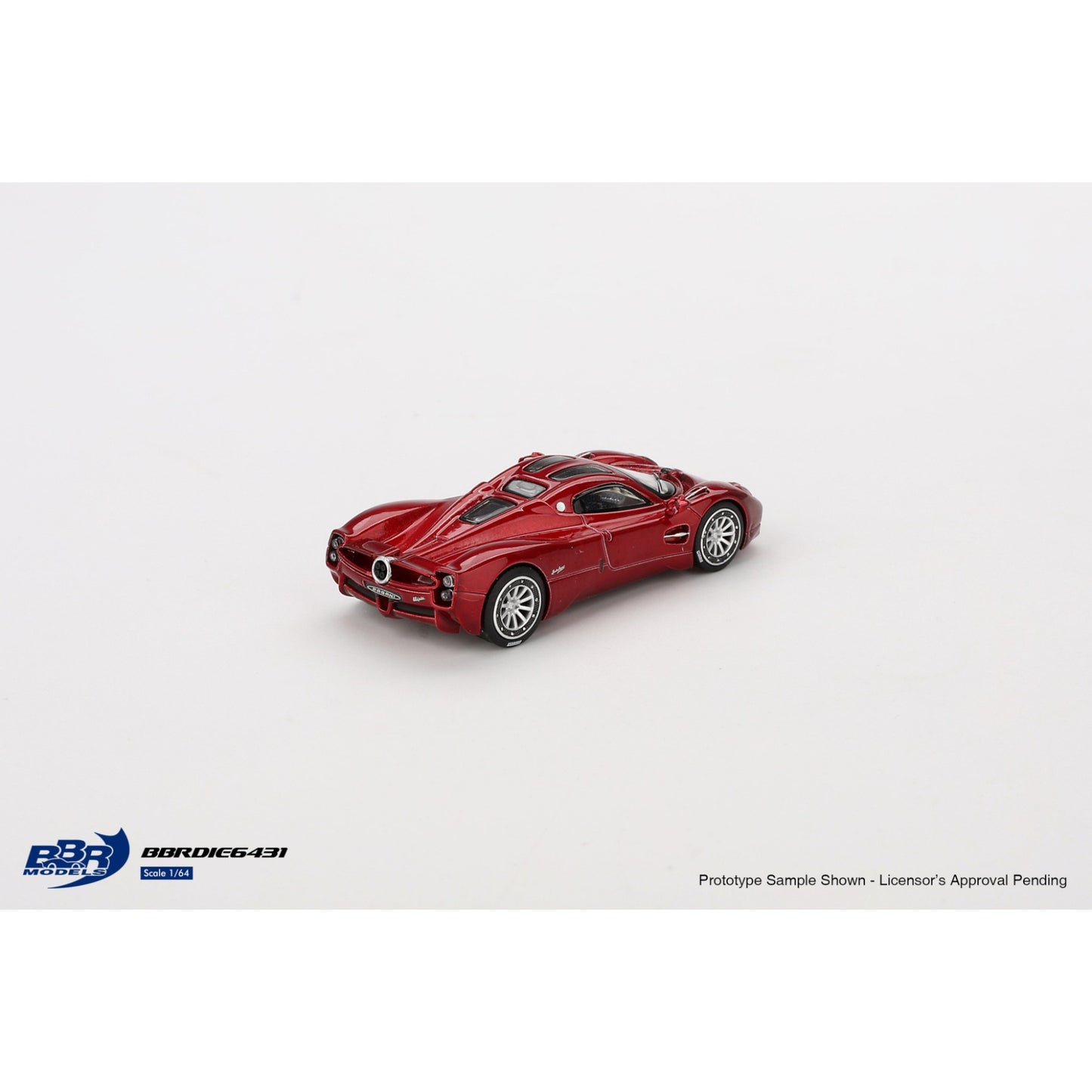BBR - Pre-Order - 2023 Pagani Utopia, Dubai red - BBRDIE6431 - 1:64