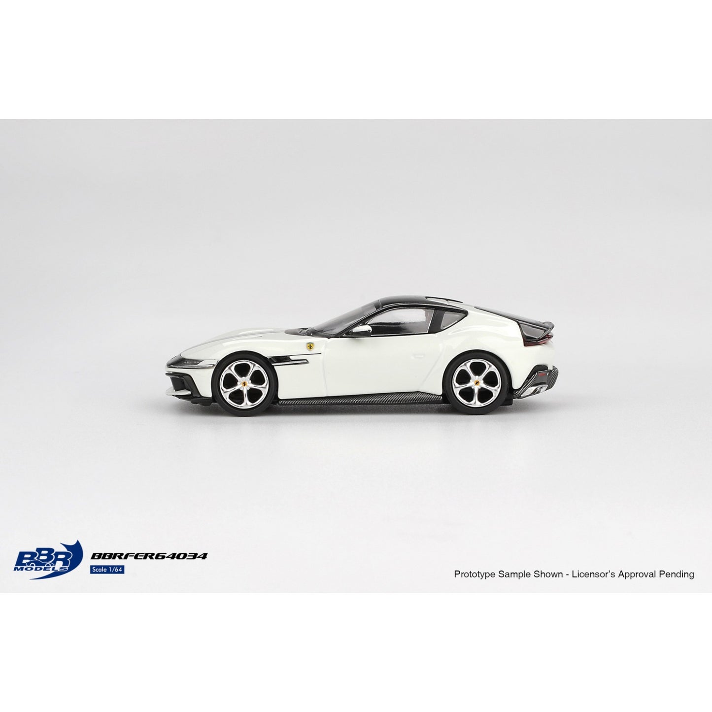 BBR - Pre-Order - Ferrari 12 Cilindri Bianco Avus - BBRFER64034
