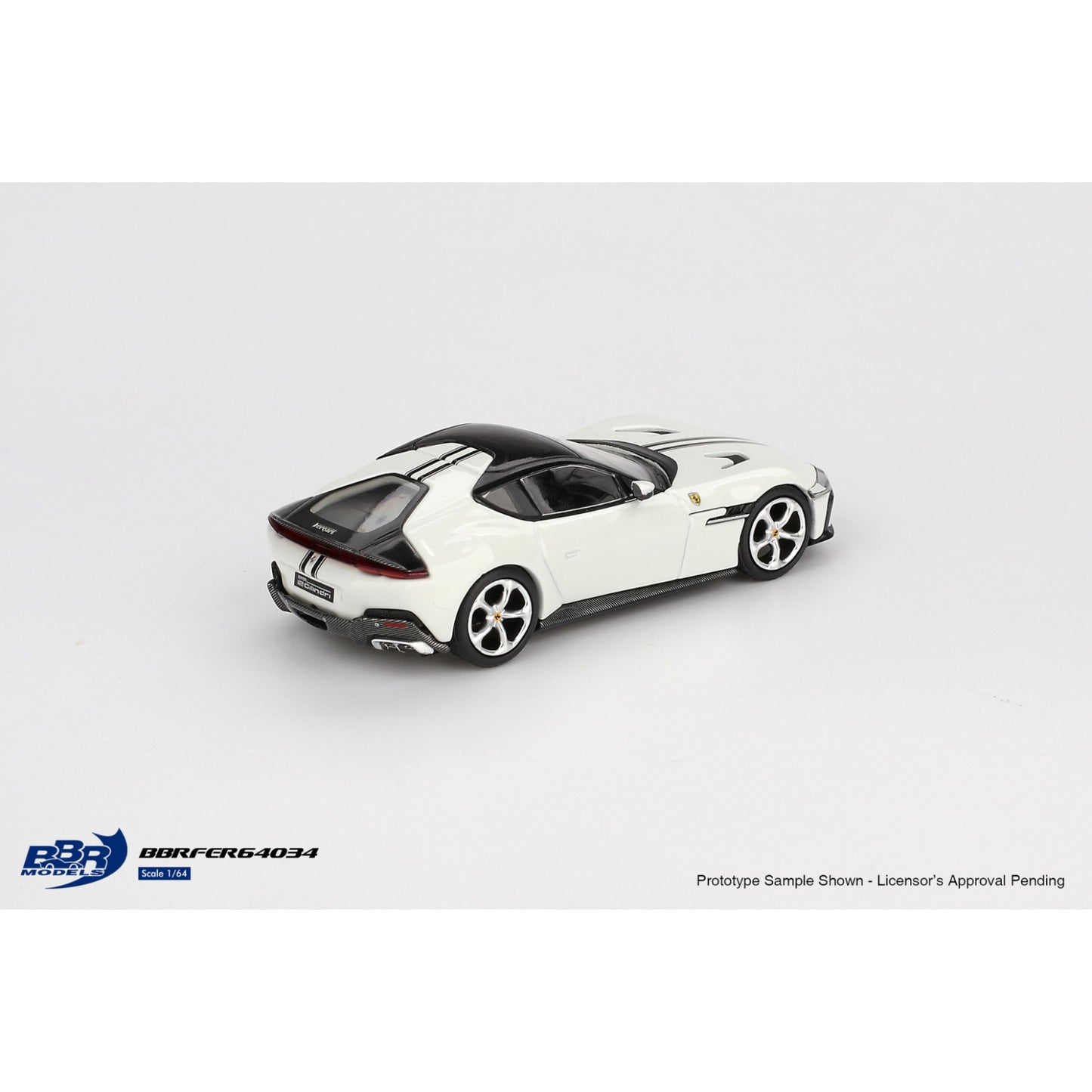 BBR - Pre-Order - Ferrari 12 Cilindri Bianco Avus - BBRFER64034