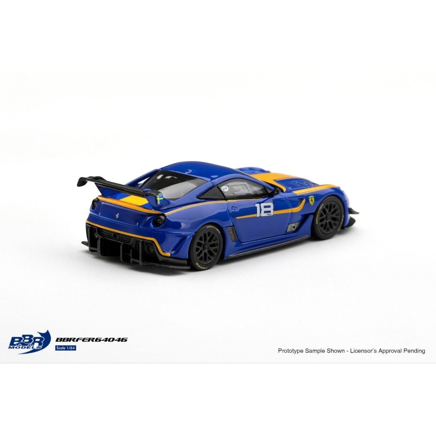 BBR - Pre-Order - Ferrari 599XX Evo #18 - BBRFER64046