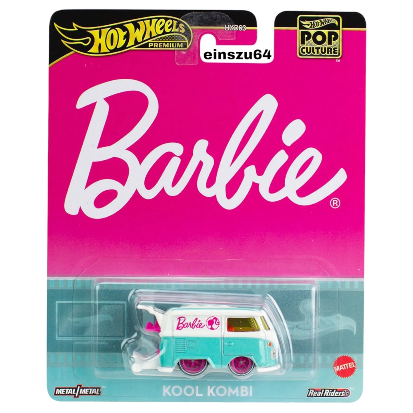 Hot Wheels 2024 - Kool Kombi - Barbie - HCP03 - 1:64 - Pop Culture