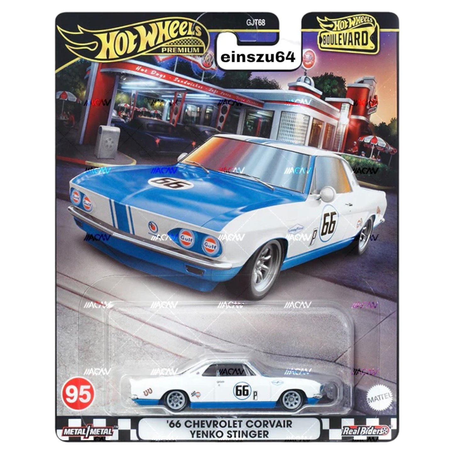 Hot Wheels 2024 - Boulevard - ´66 Chevrolet Corvair Yenko Stinger - No. 95 - HRT69