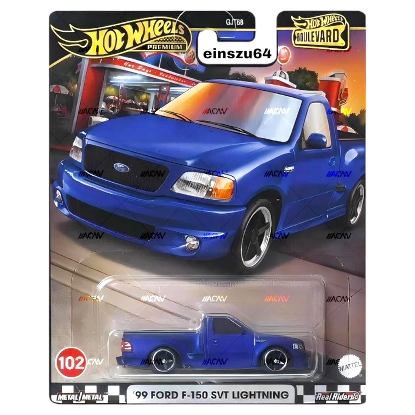 Hot Wheels 2024 - Boulevard - Ford F-150 SVT Lightning - - HRT60 - No. 102