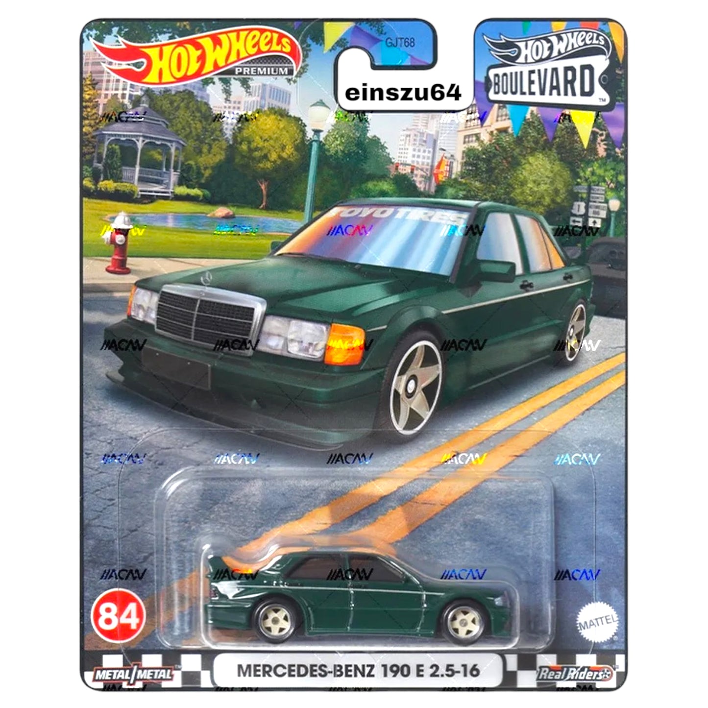 Hot Wheels Boulevard 2023 - Mercedes-Benz 190 E 2,5-16 - No. 84 - HWW12