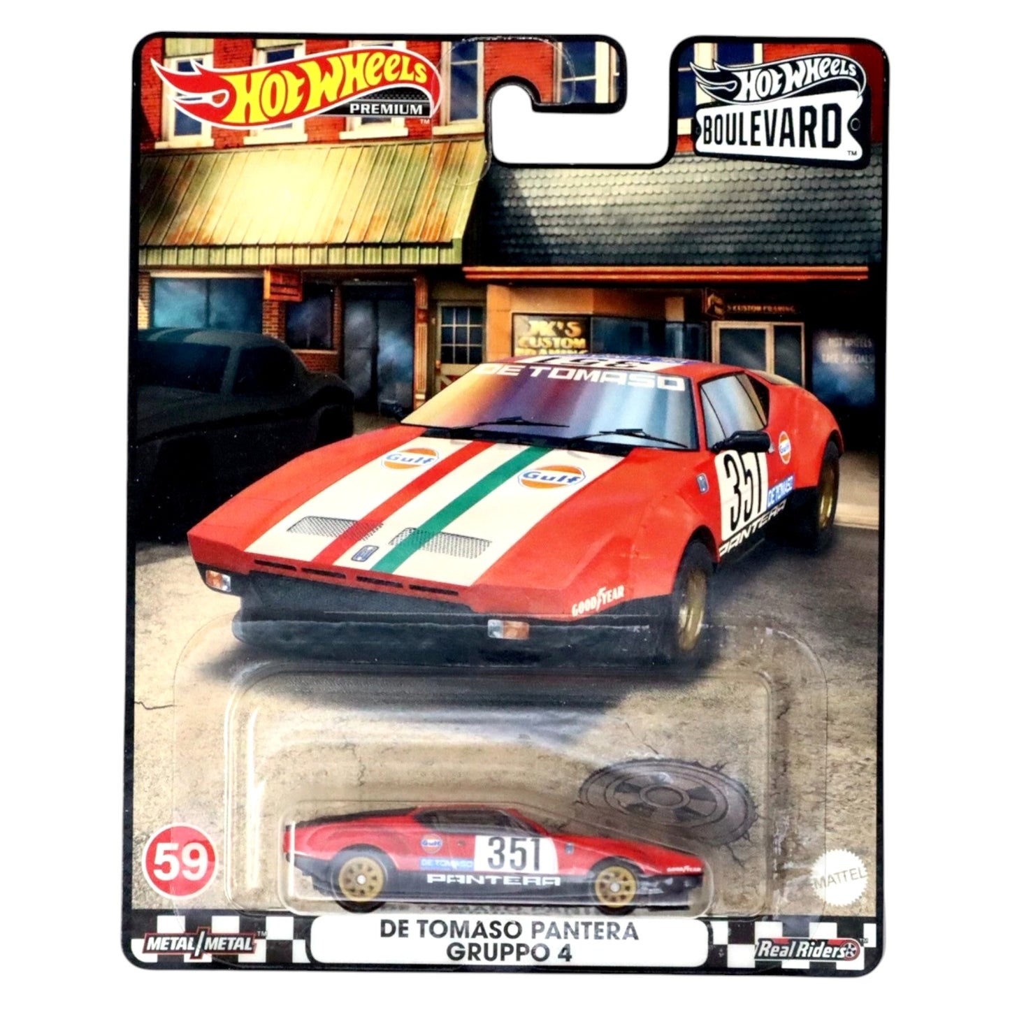 Hot Wheels Boulevard 2022 - DeTomaso Pantera Gruppo 4 - HCR04 - No. 59