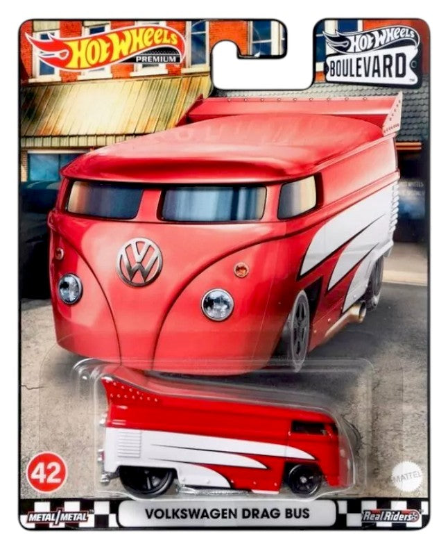 Hot Wheels Boulevard 2022 - Volkswagen Drag Bus - HCR15 - No. 42