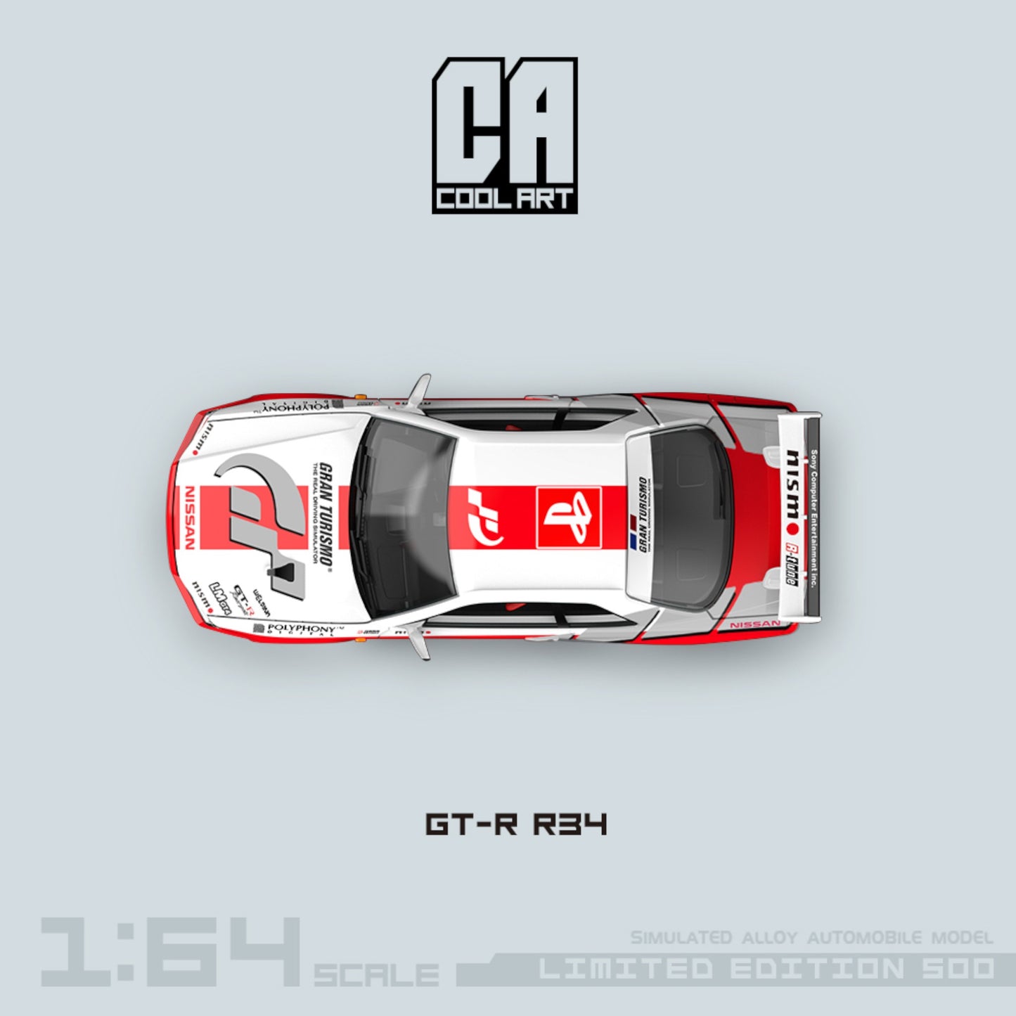 CoolArt Models - Pre-Order - Skyline GT-R R34 - Gran Turismo - CA646304