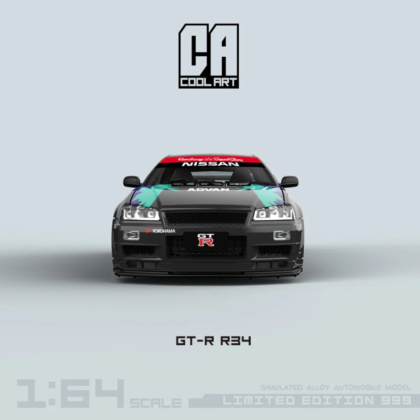 CoolArt Models - Pre-Order - Nissan Skyline GT-R R34 HKS - CA646313