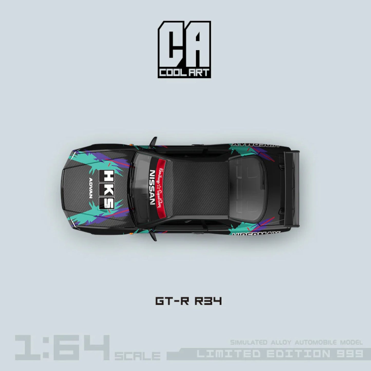 CoolArt Models - Pre-Order - Nissan Skyline GT-R R34 HKS - CA646313