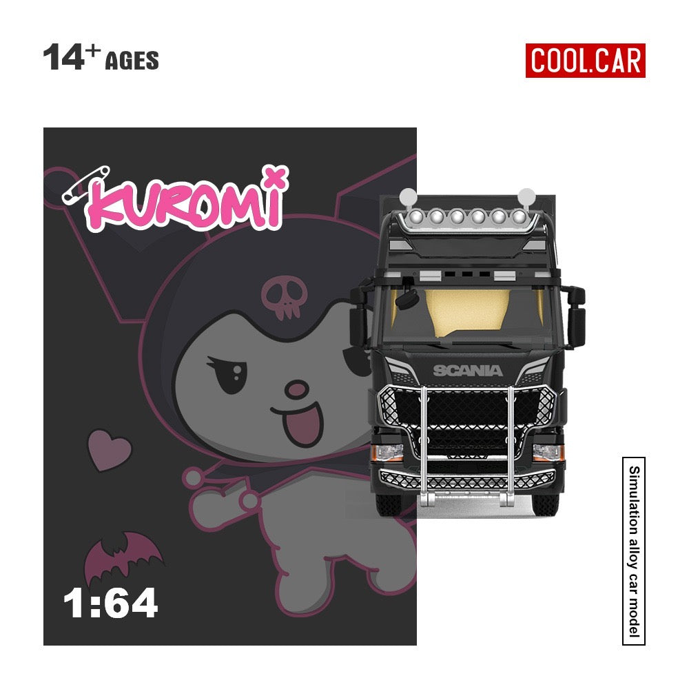 CoolCar - Pre-Order - Scania Container Truck, Kuromi - CC644032