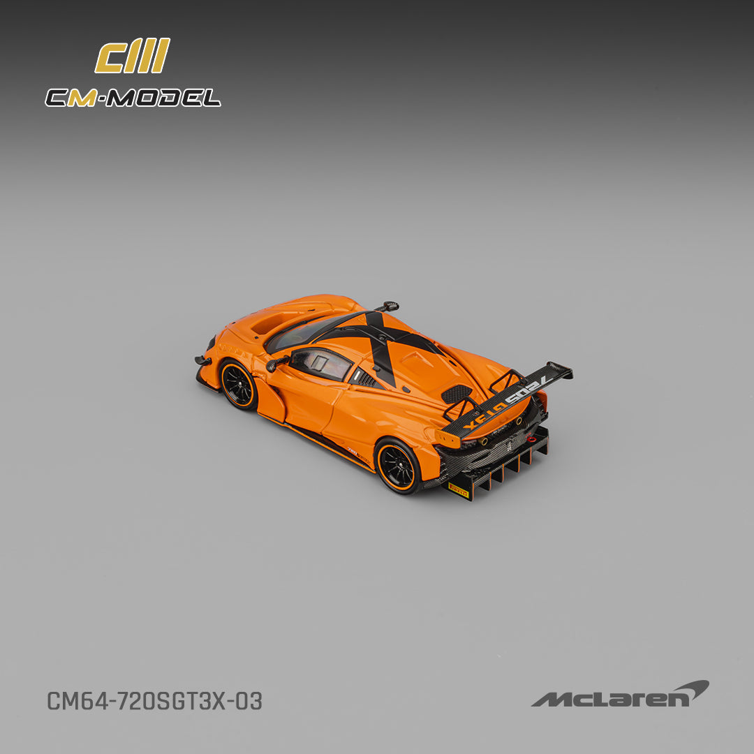 CM Model - Pre-Order - Mclaren 720SGT3X Papaya Orange