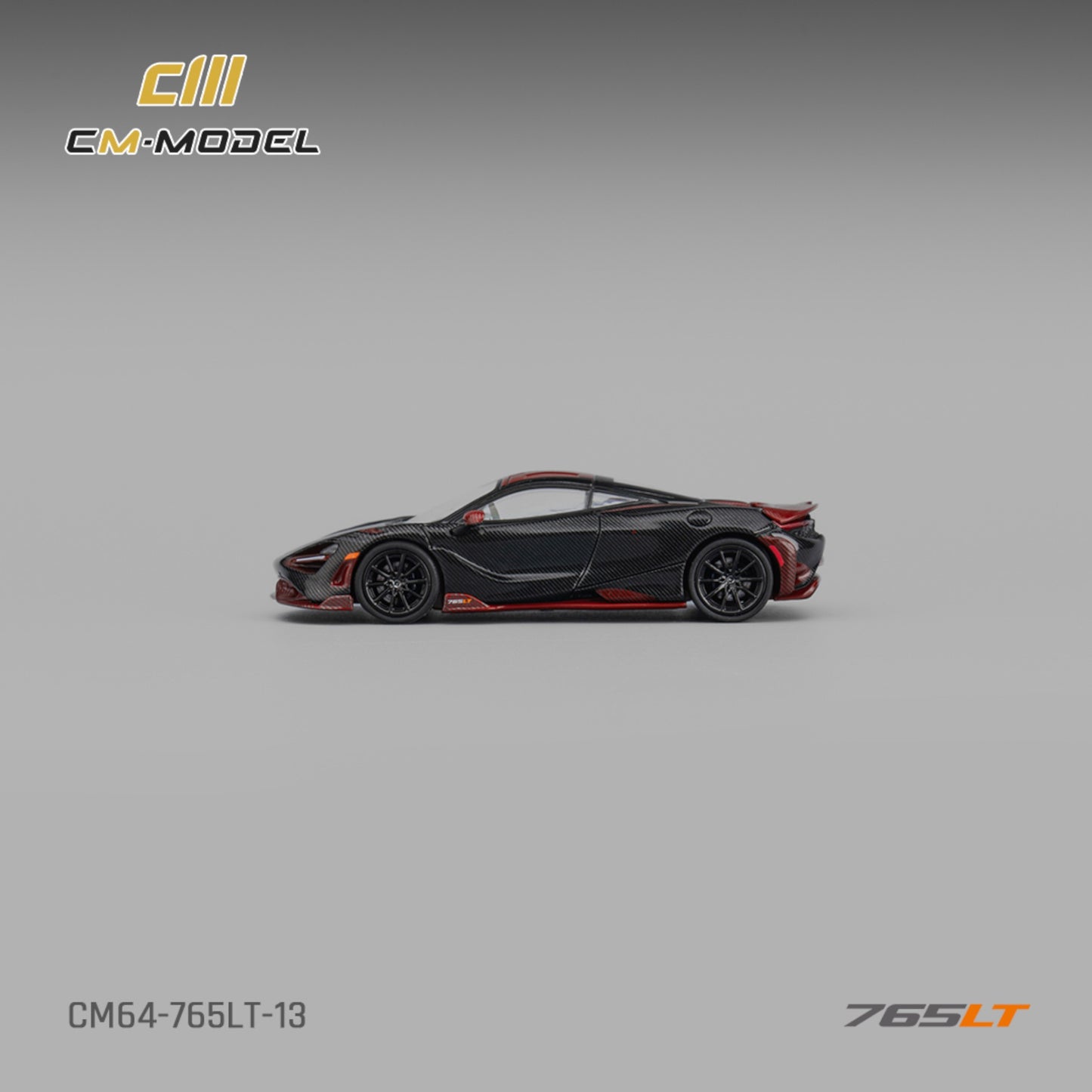 CM Model - Pre-Order - Mclaren 765LT Fullcarbon Red - CM64-765LT-13