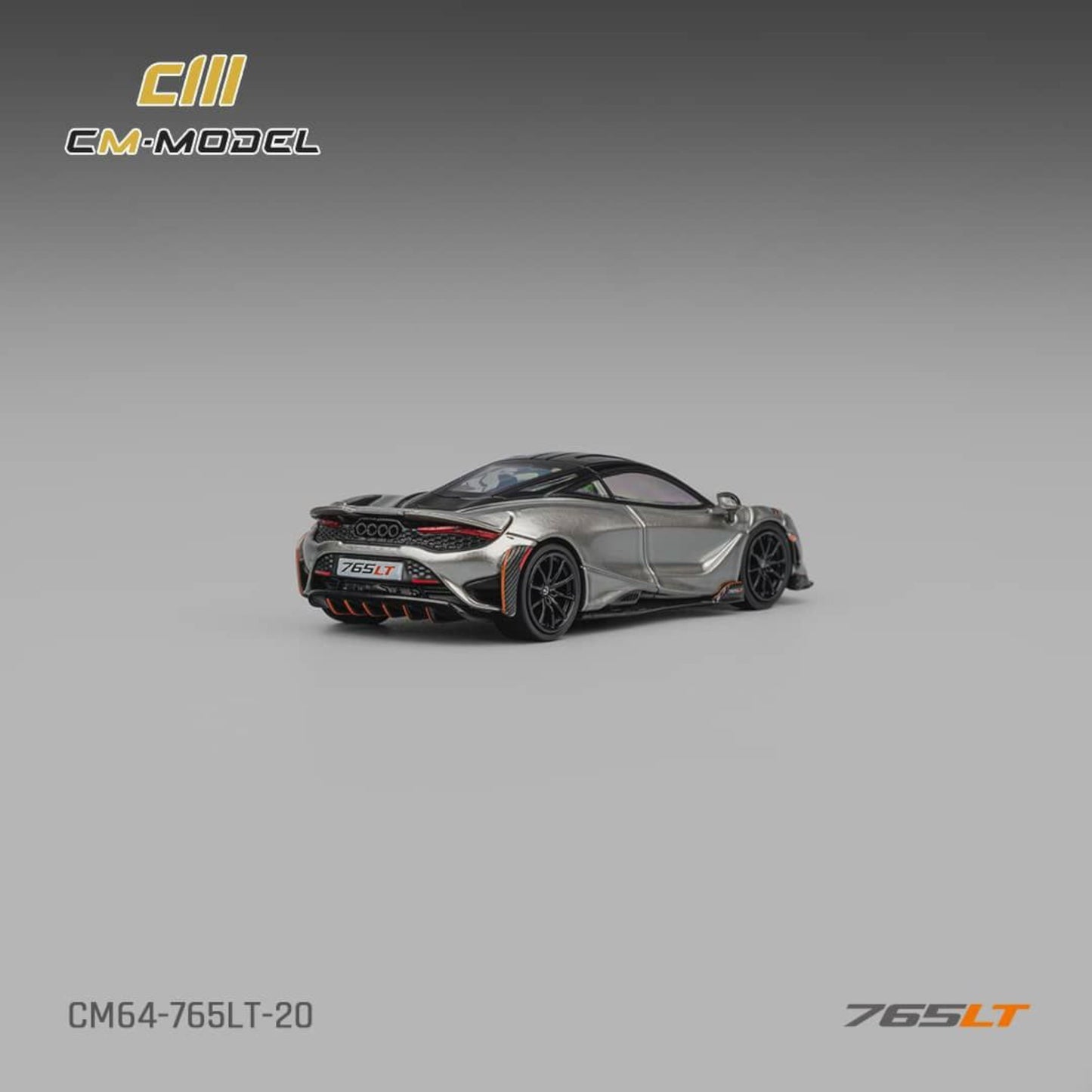 CM Model - Pre-Order - McLaren 765LT Silver Grey - CM64-765LT-20