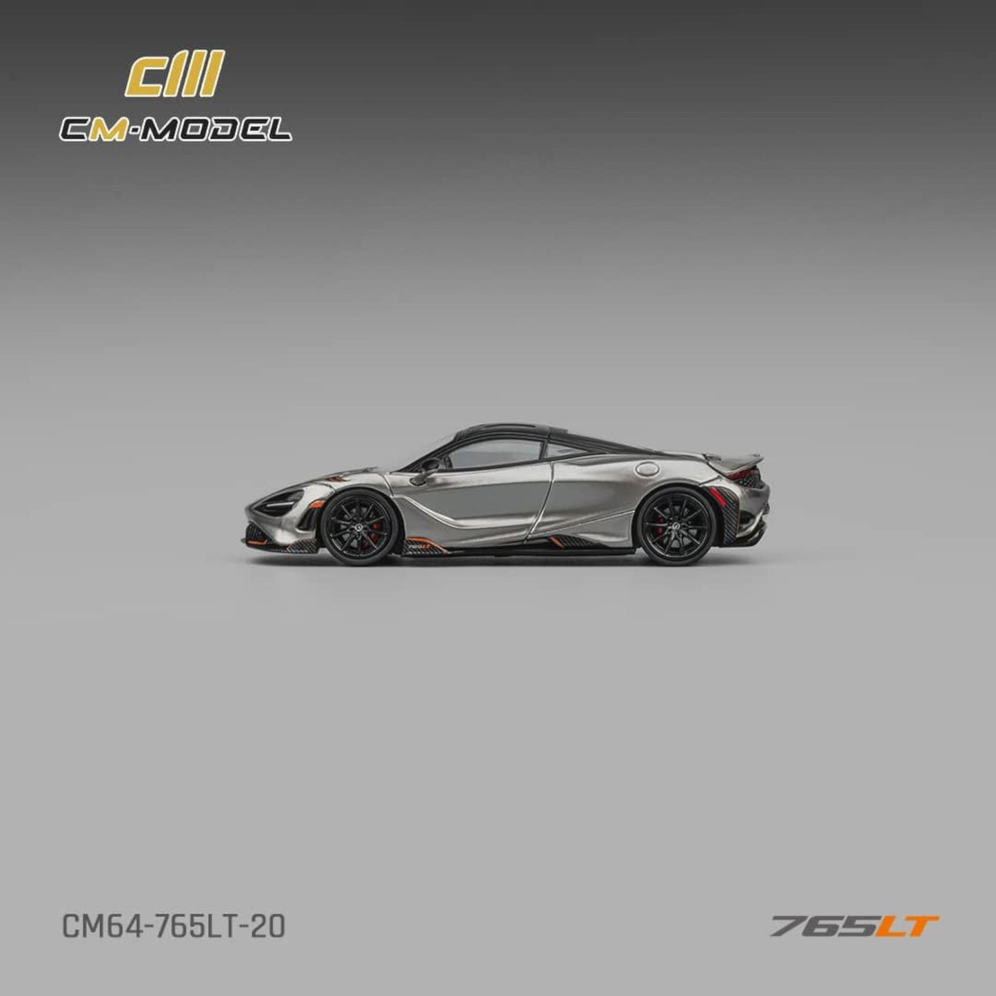 CM Model - Pre-Order - McLaren 765LT Silver Grey - CM64-765LT-20