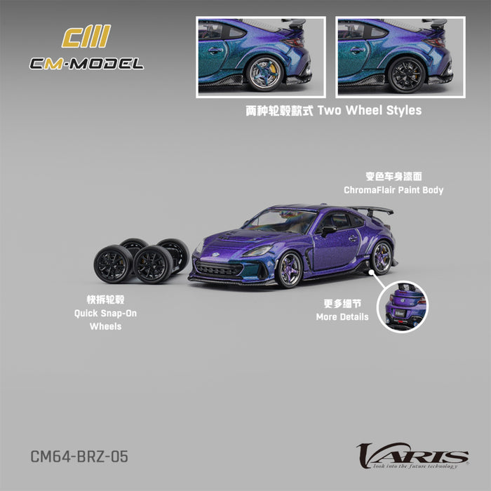 CM Model - Pre-Order - Subaru BRZ Varis Widebody Chameleon - CM64-BRZ-05