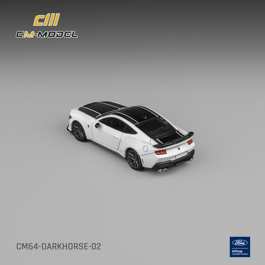 CM Model - Pre-Order - Ford Mustang DarkHorse Oxford White - CM64-Darkhorse-02