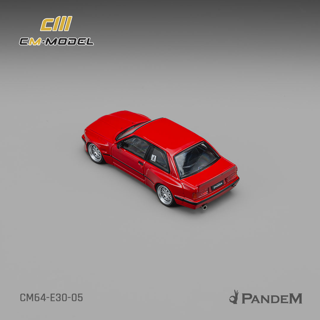 CM Model - Pre-Order - Pandem M3 E30 Bright Red - CM64-E30-05