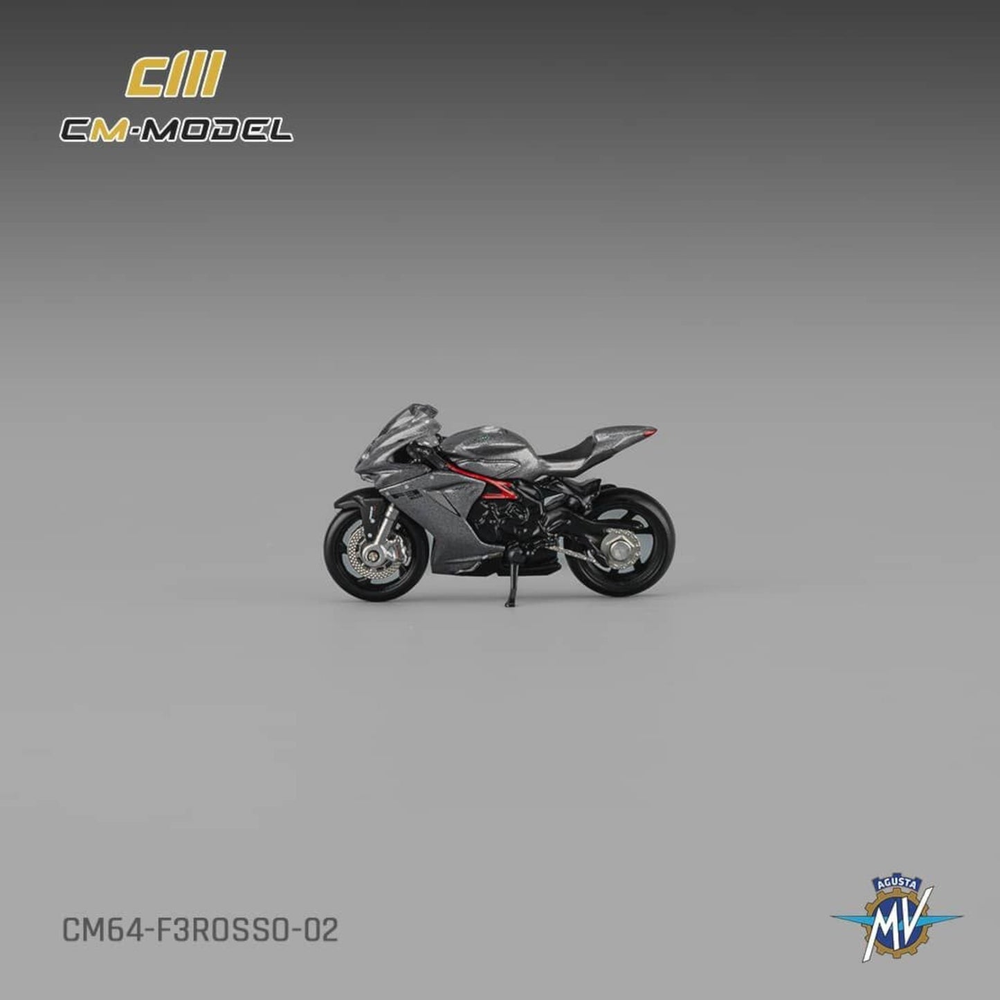 CM Model - Pre-Order - MV Agusta F3Rosso with Showgirl - CM64-F3ROSSO-02