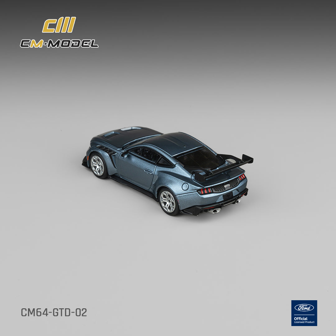 CM Model - Pre-Order - Ford Mustang GTD Indulgent Blue - CM64-GTD-02