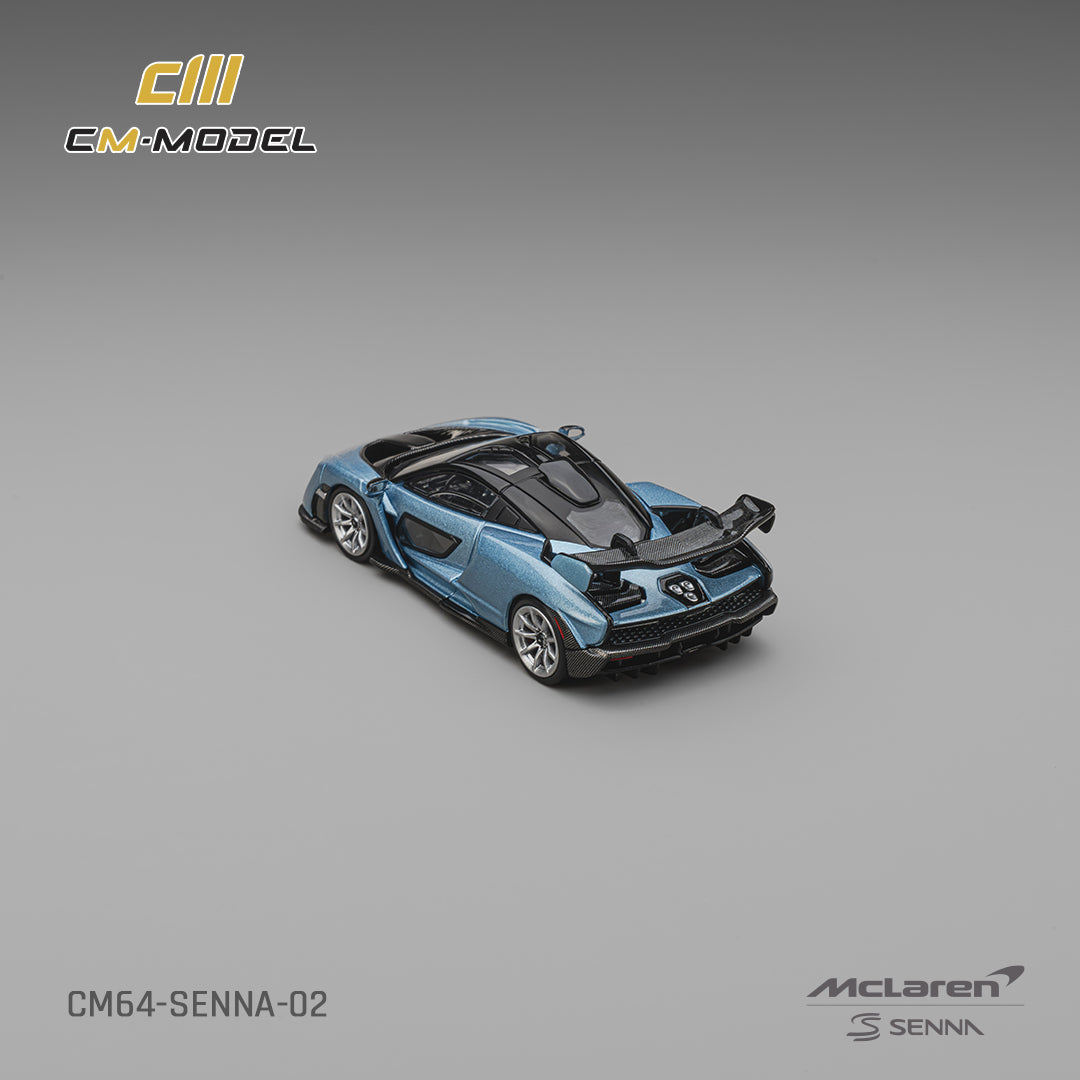 CM Model - Pre-Order - Mclaren Senna, Ice Blue - CM64-Senna-02
