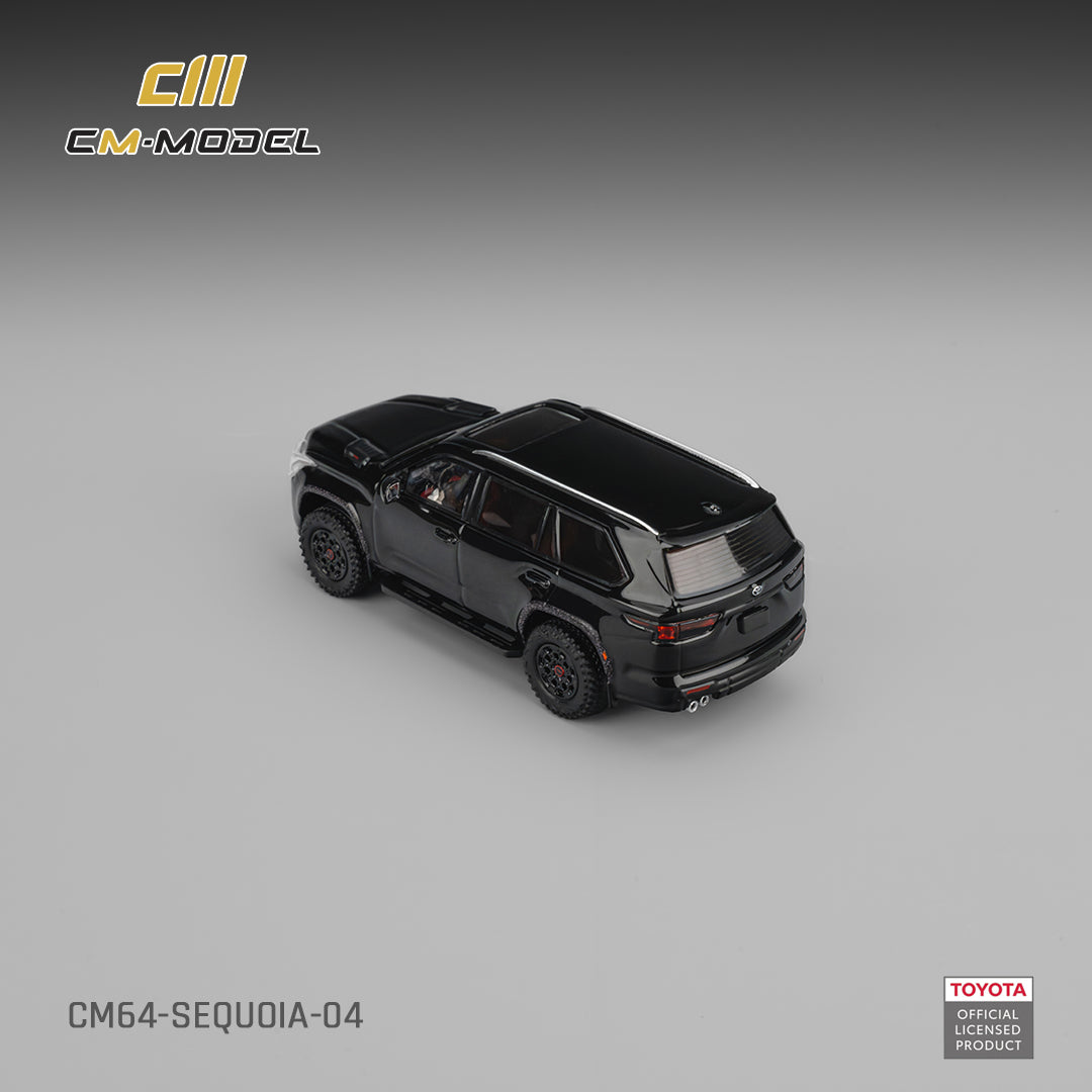 CM Model - Pre-Order - Toyota Sequoia Midnight Black - CM64-SEQUOIA-04