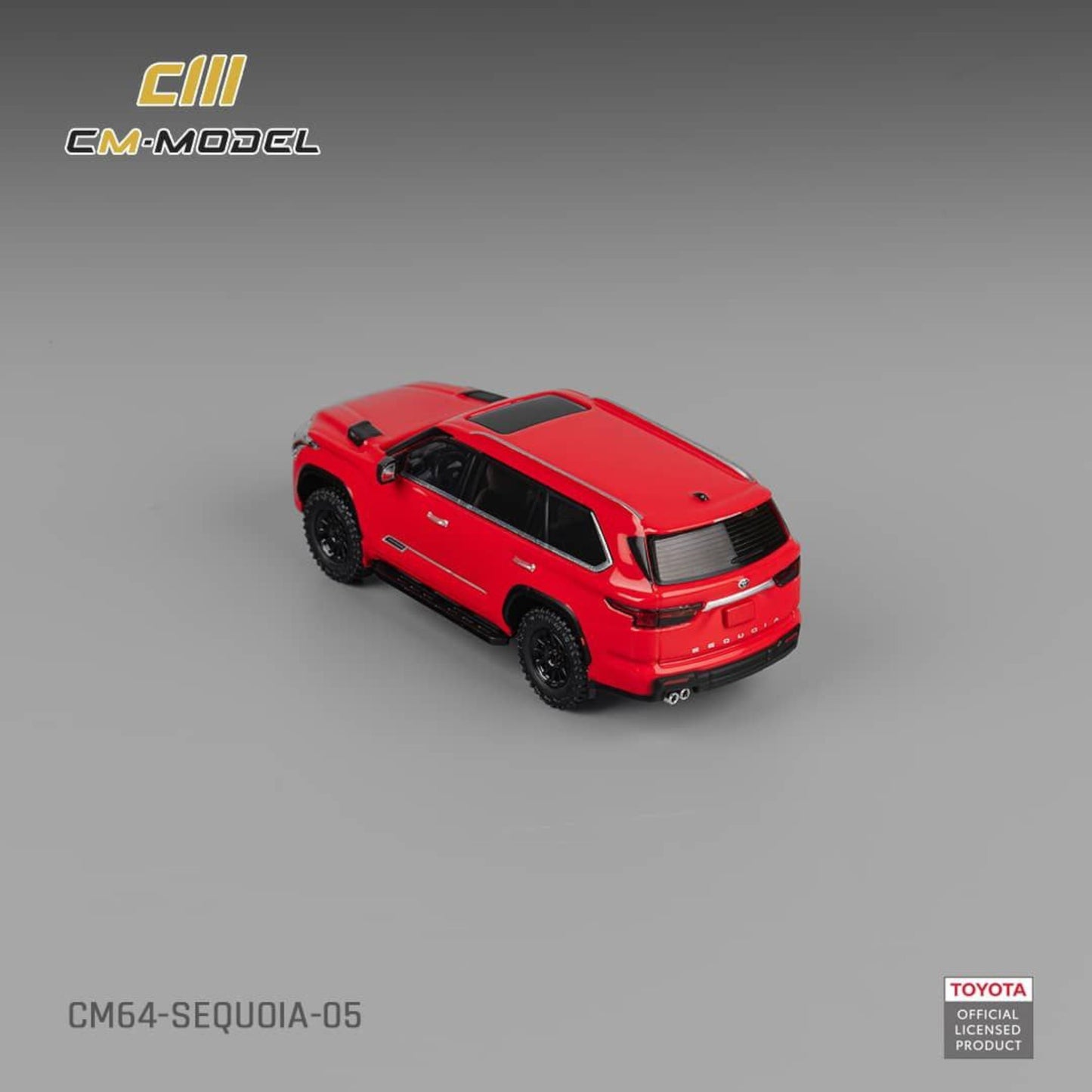 CM Model - Pre-Order - Toyota Sequoia XK80 TRD Pro Red - CM64-SEQUOIA-05