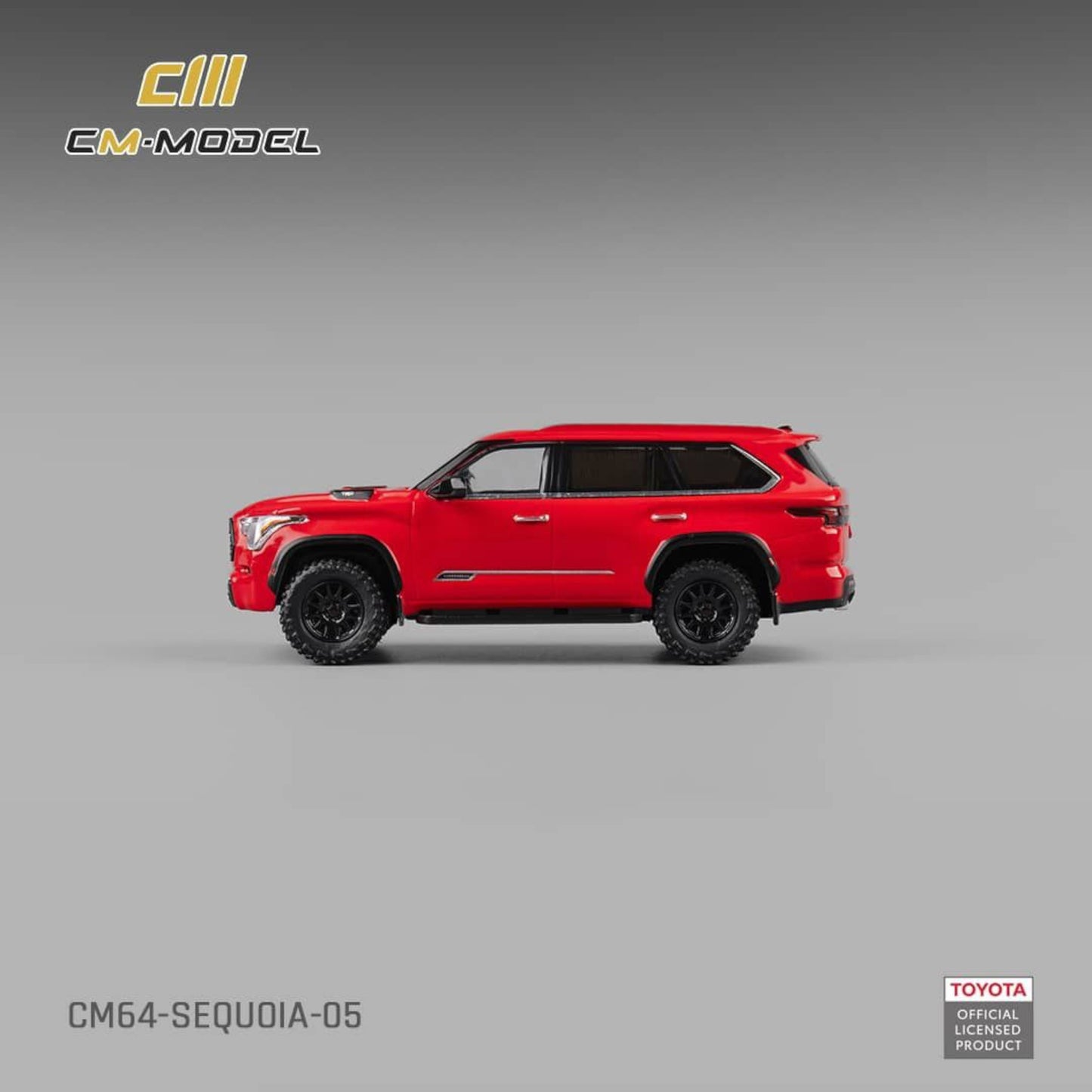 CM Model - Pre-Order - Toyota Sequoia XK80 TRD Pro Red - CM64-SEQUOIA-05