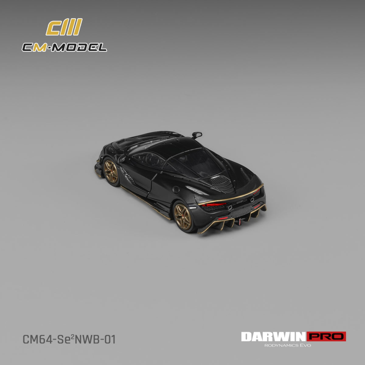 CM Model - Pre-Order - DarwinPRO 720SE²NWB MattBlack - CM64-Se²NWB-01