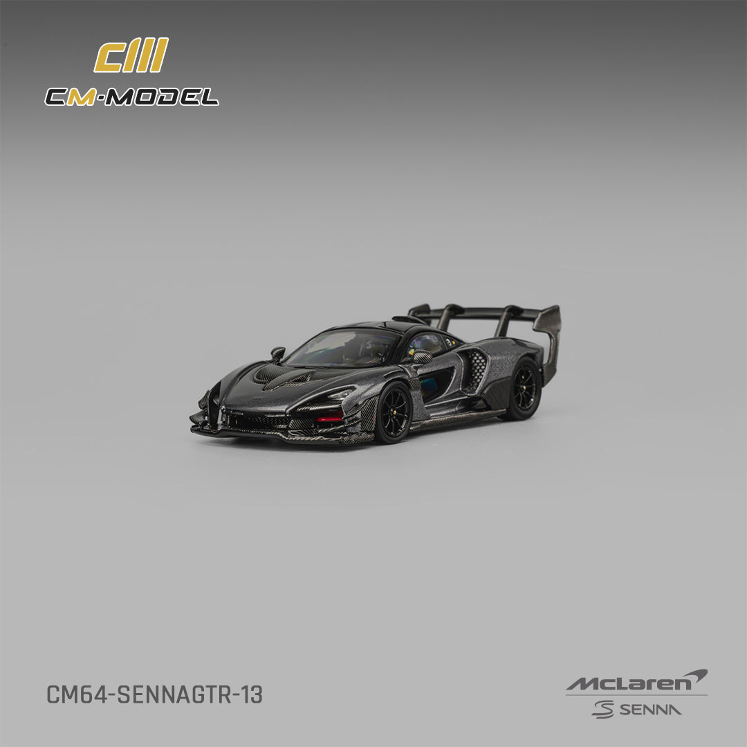 CM Model - Pre-Order - McLaren Senna GTR, Dark Gray - CM64-SennaGTR-13