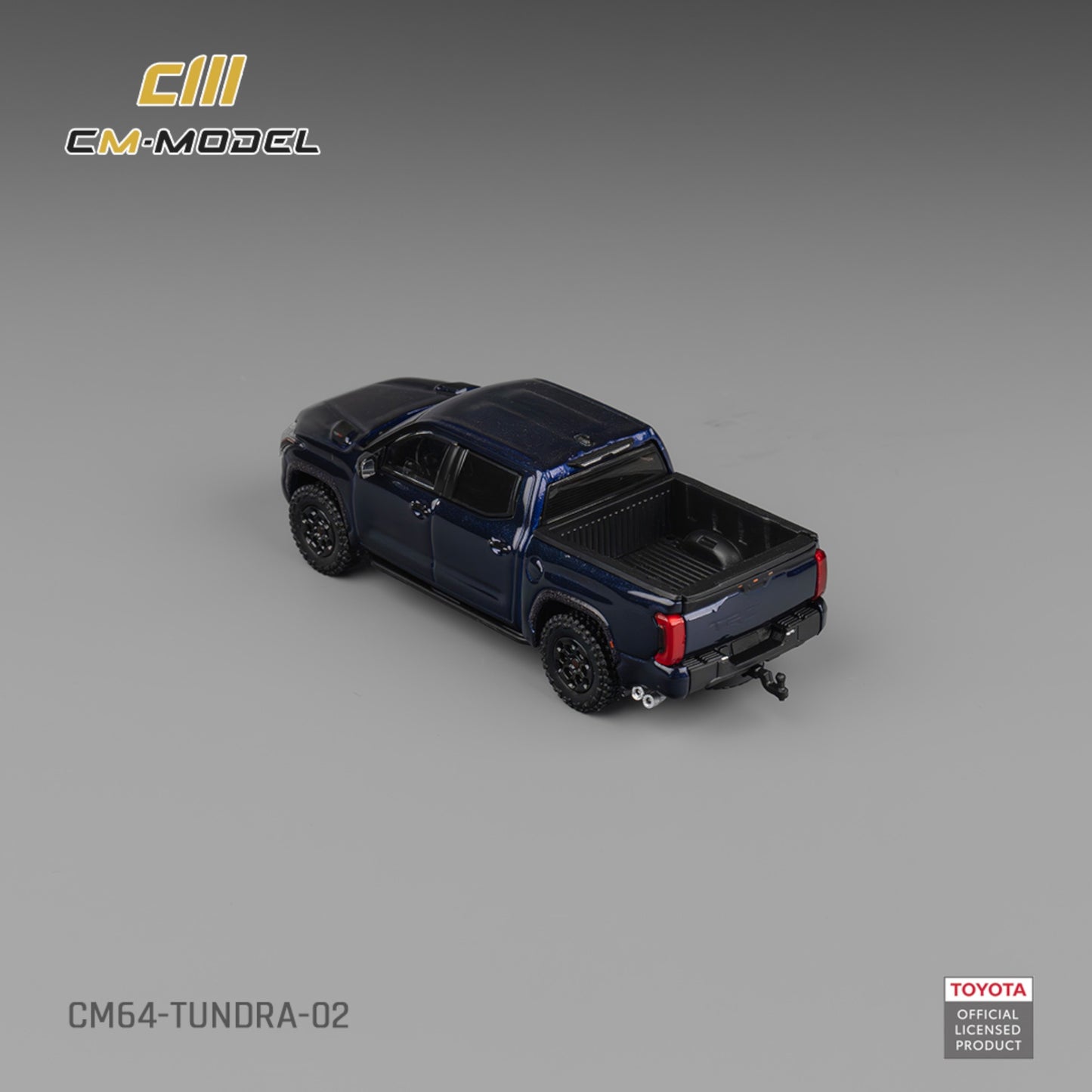 CM Model - Pre-Order - Toyota Tundra Metallic Blue - CM64-Tundra-02