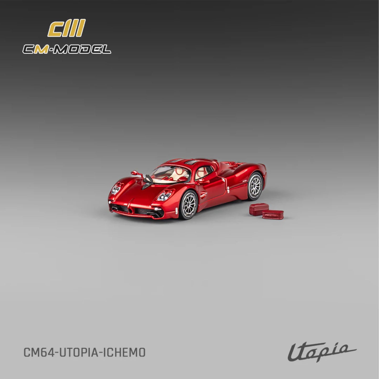 CM Model - Pagani Utopia Customised Version, red - CM64-Utopia-ICHEMO