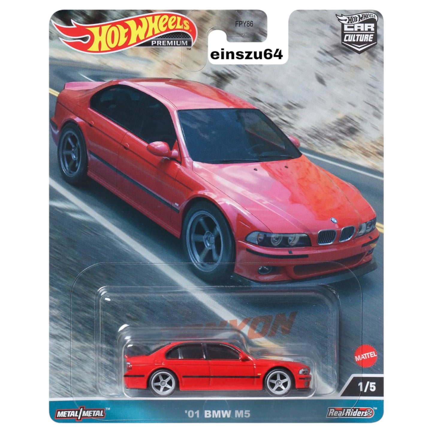 Hot Wheels 2023 - Canyon Warriors - ´01 BMW M5 - HKC52 - Car Culture - 1:64