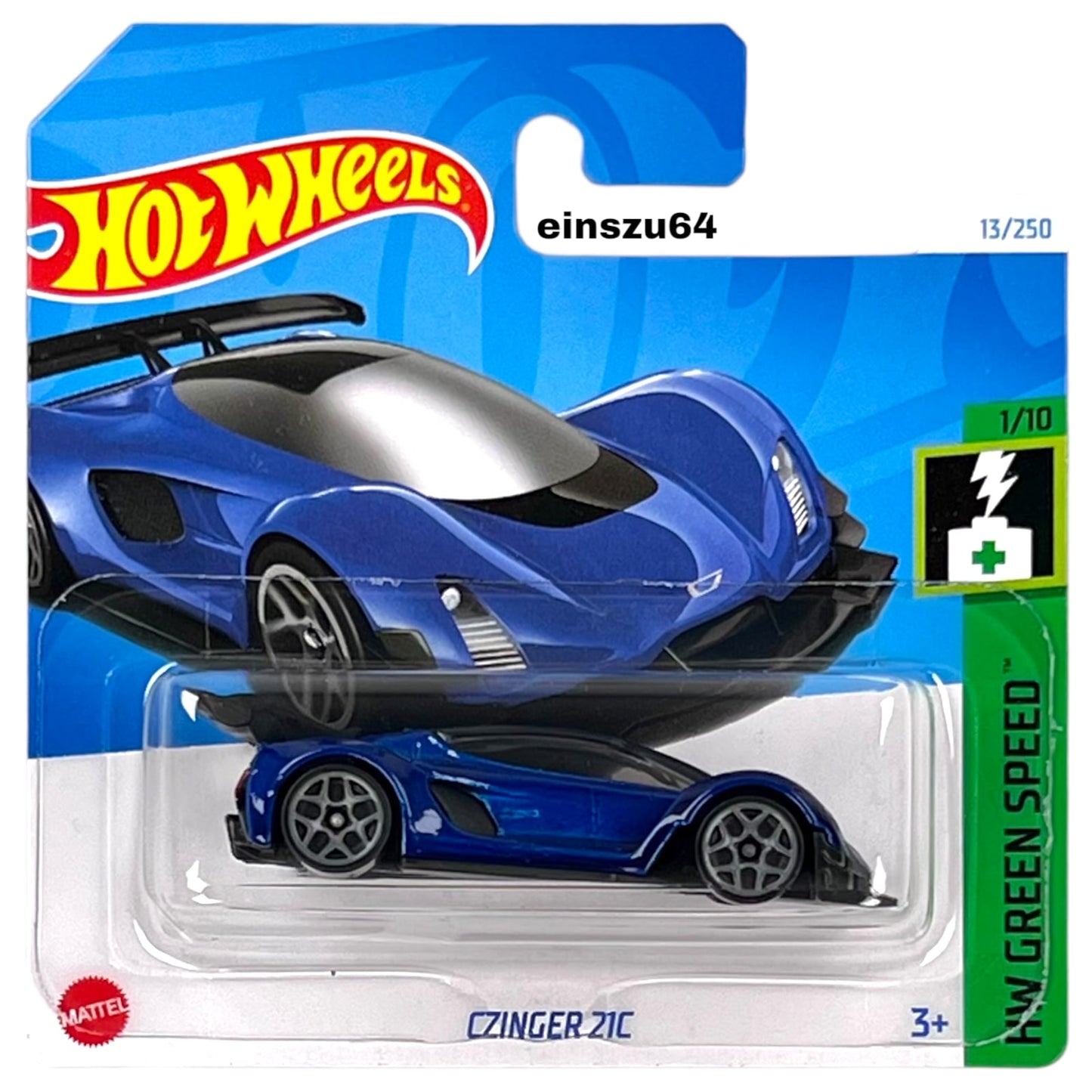 Hot Wheels 2024 - Czinger 21C - Green Speed 1/10 - HRY49 - 13/250 - 1:64