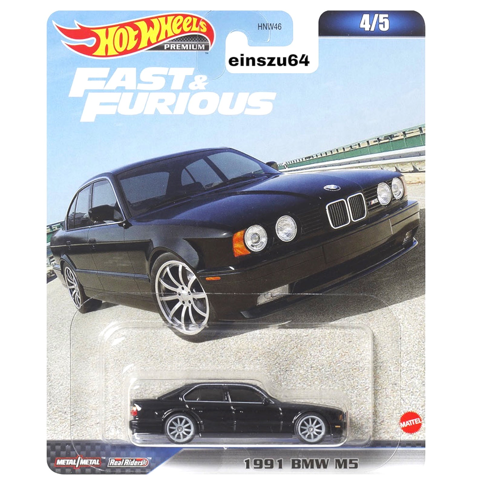 Hot Wheels 2023 - Fast & Furious - 1991 BMW M5 (E34) - HKD28 - 1:64 –  einszu64