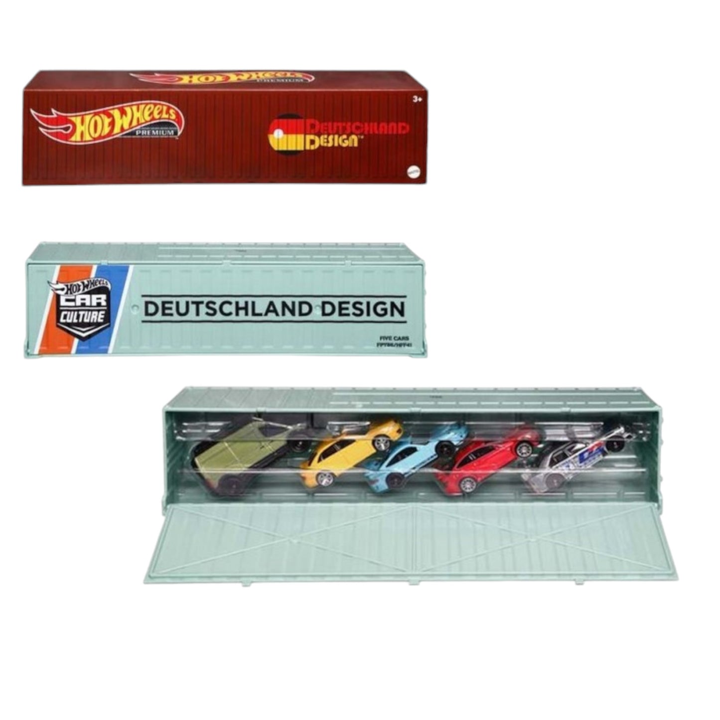 Hot Wheels 2022 - Deutschland Design - Container Set - 5x Modelle - HFF41