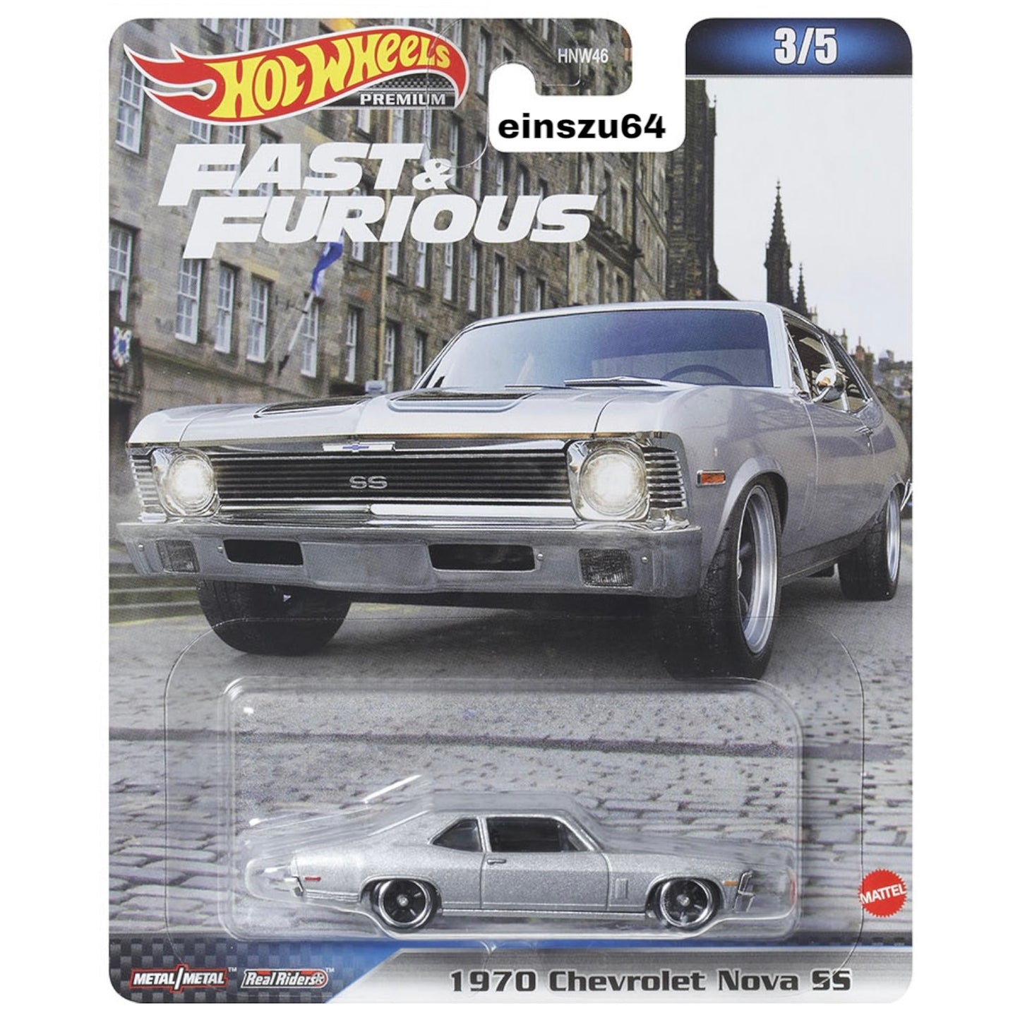 Hot Wheels 2023 - Fast & Furious - 1970 Chevrolet Nova SS - HNW54 - 1:64
