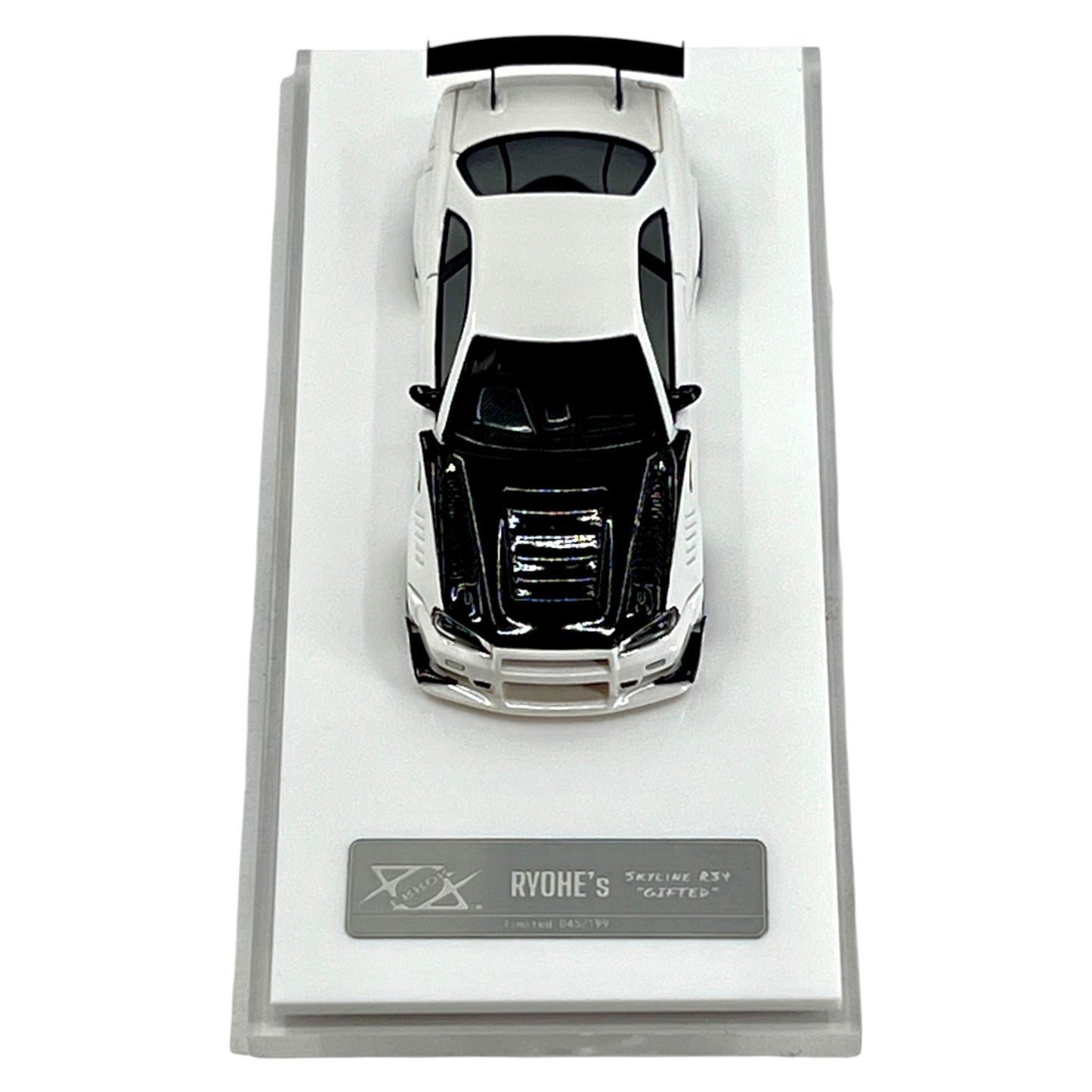 Error404 - Nissan Skyline GT-R (R34) ,white/black - Resin - ER404-R34-WHI