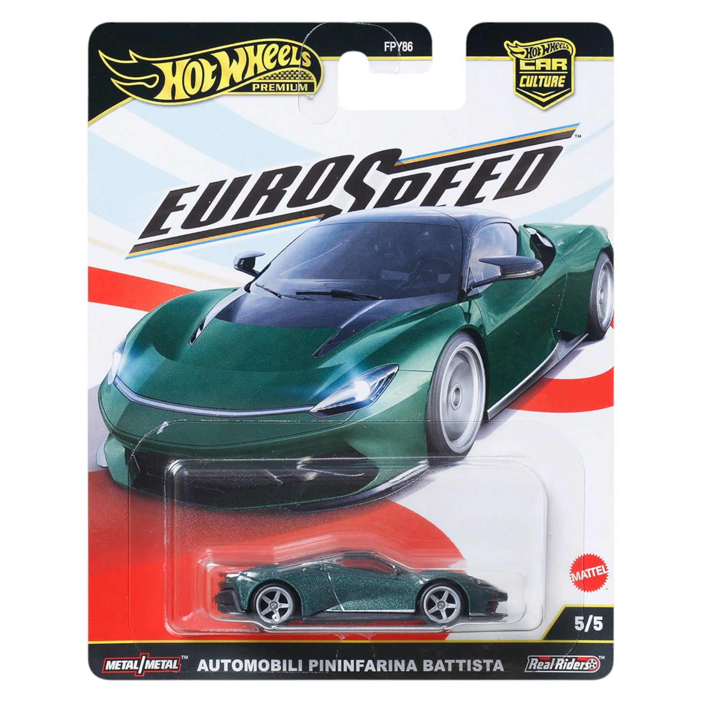 Hot Wheels 2025 - Euro Speed - Automobili Pininfarina Battista - JBK77