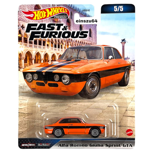 Hot Wheels 2023 - Fast & Furious - Alfa Romeo Giulia Sprint GTA - HKD29 - 1:64