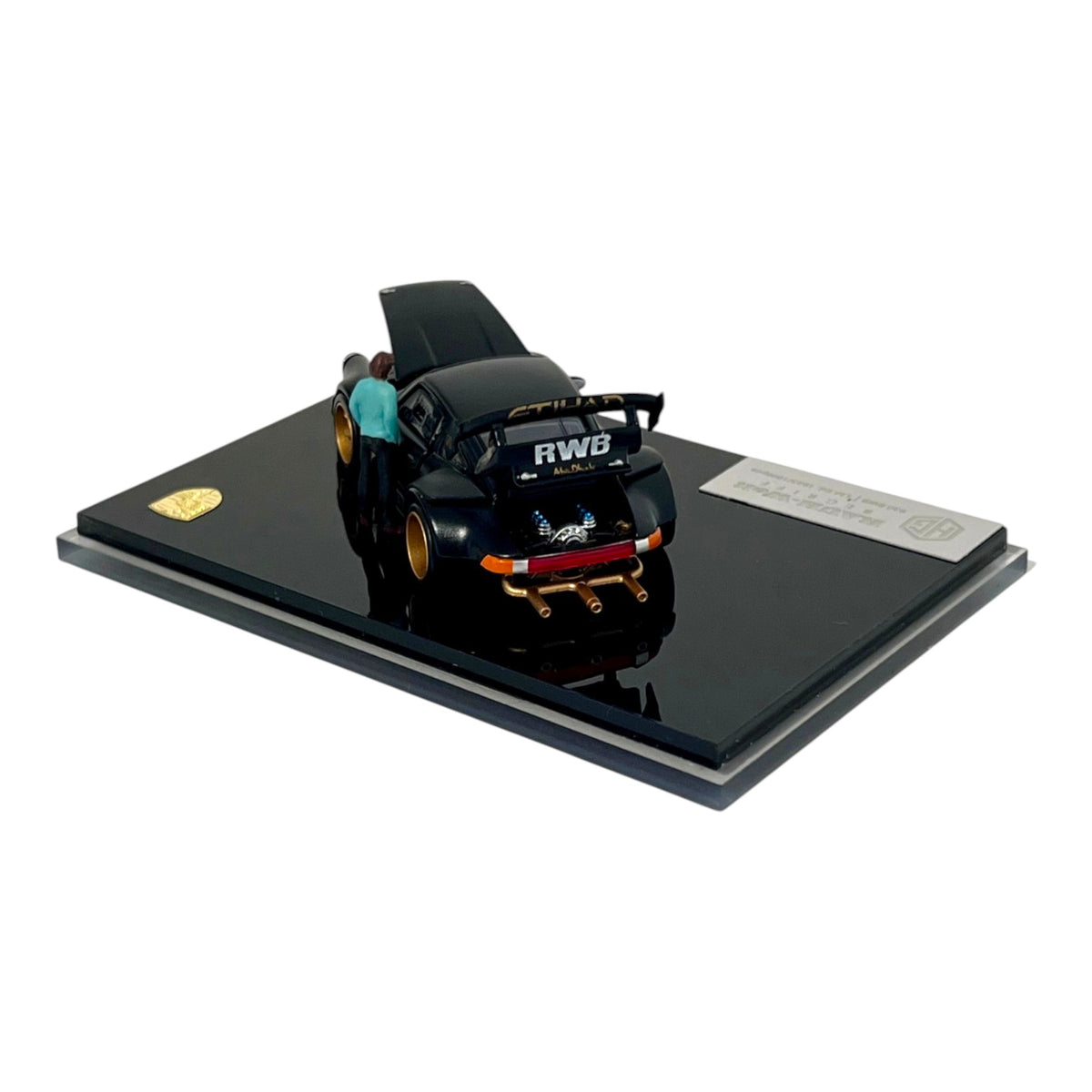 HG64 x FG Model - RWB930 GT Wing - matte black with Figure - HG6426102