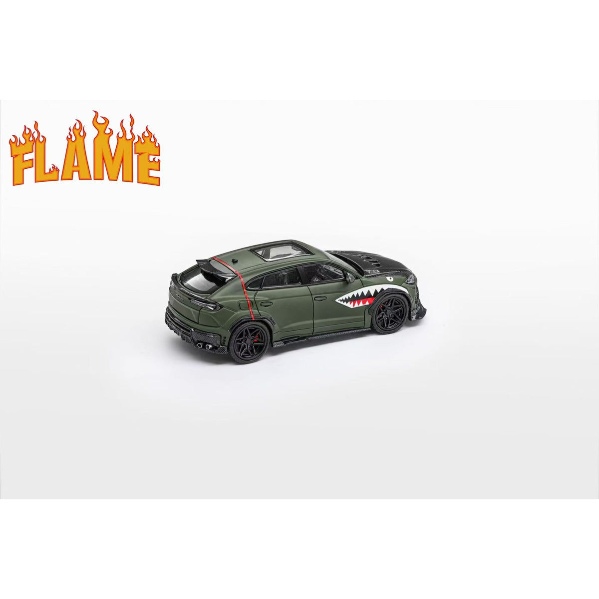 Flame Model - Pre-Order - Urus Liberty Walk - Green Shark - FLM64-URUSLB-GS