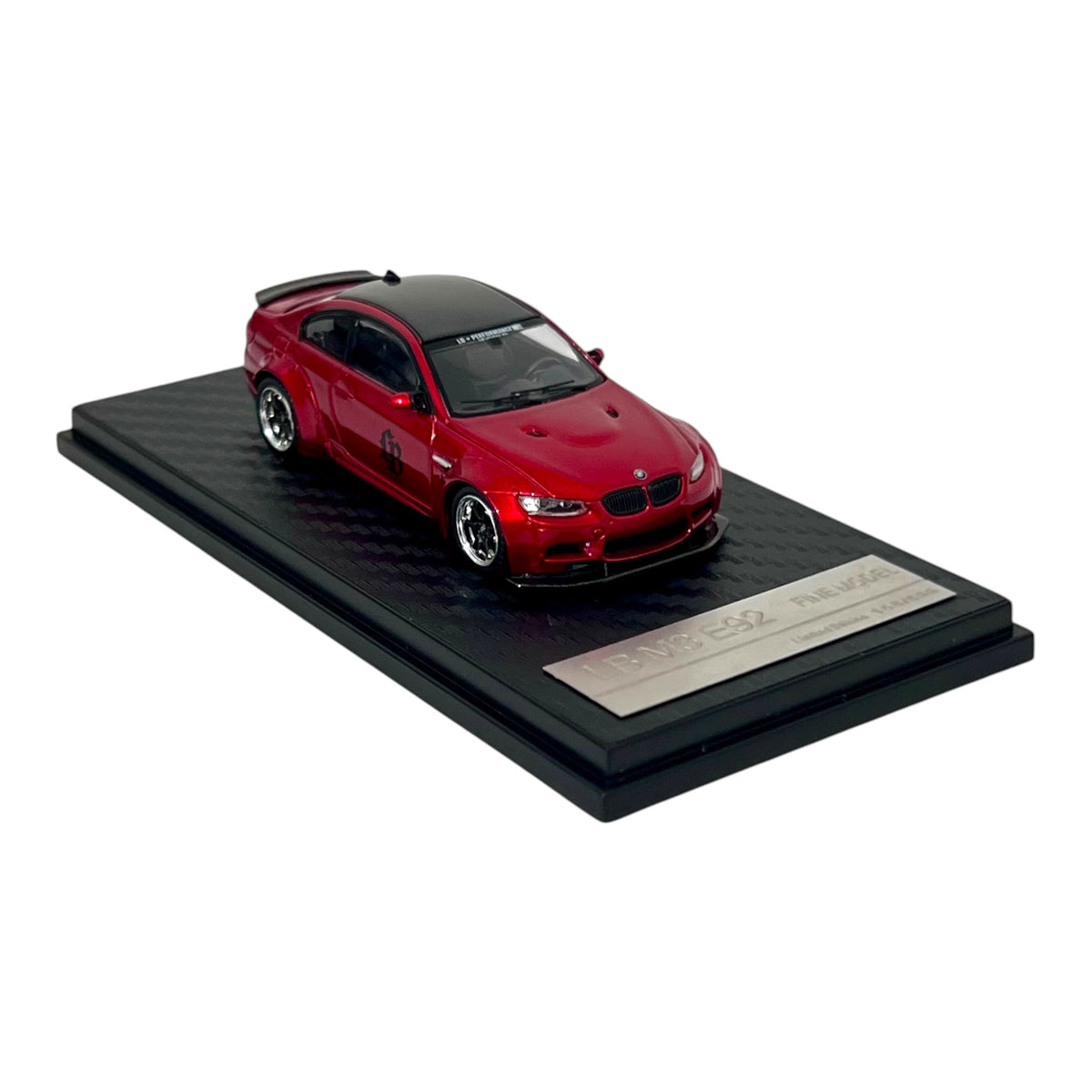 Fine Model - BMW M3 E92 LB Customized, metallic red - FM64-LBE92-MRED