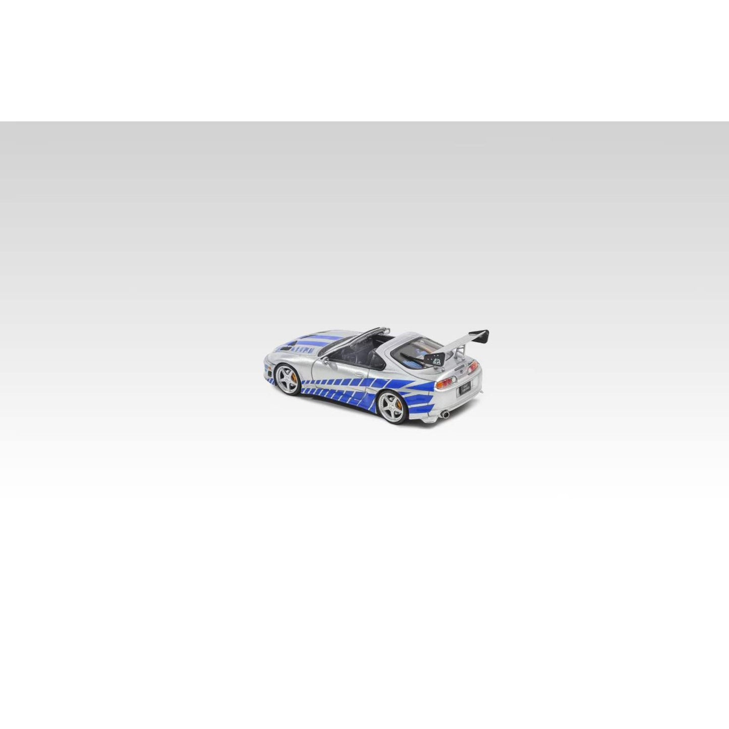Fast & Speed - Pre-Order - Supra Targa A80 Bomex, Silver/Blue - FS64-A80-SIL