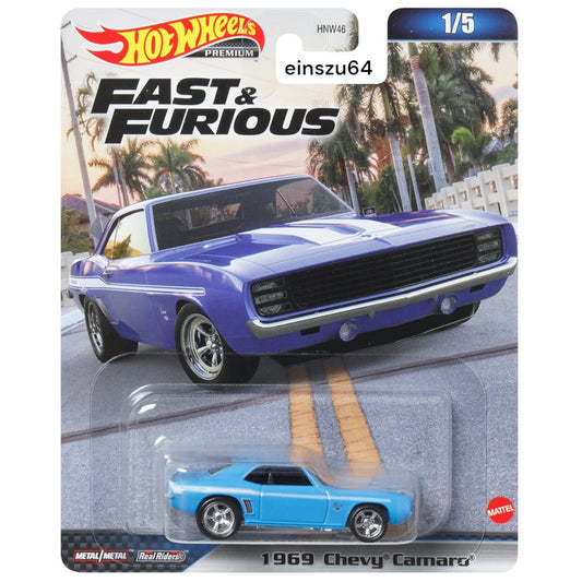 Hot Wheels 2023 - Fast & Furious - 1969 Chevrolet Camaro  - HKD24 - 1:64