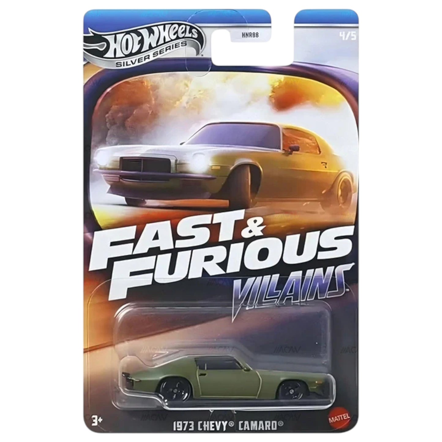 Hot Wheels 2025 - Fast & Furious - Villains - 1973 Chevy Camaro - JBY37