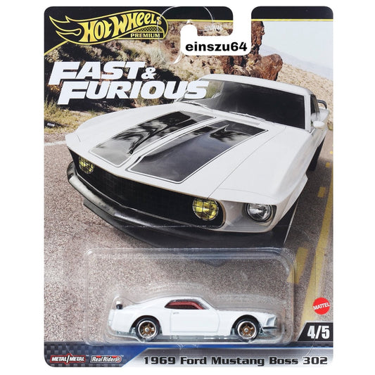 Hot Wheels 2024 - Fast & Furious - 1969 Ford Mustang Boss 302 - HYP71 - 1:64