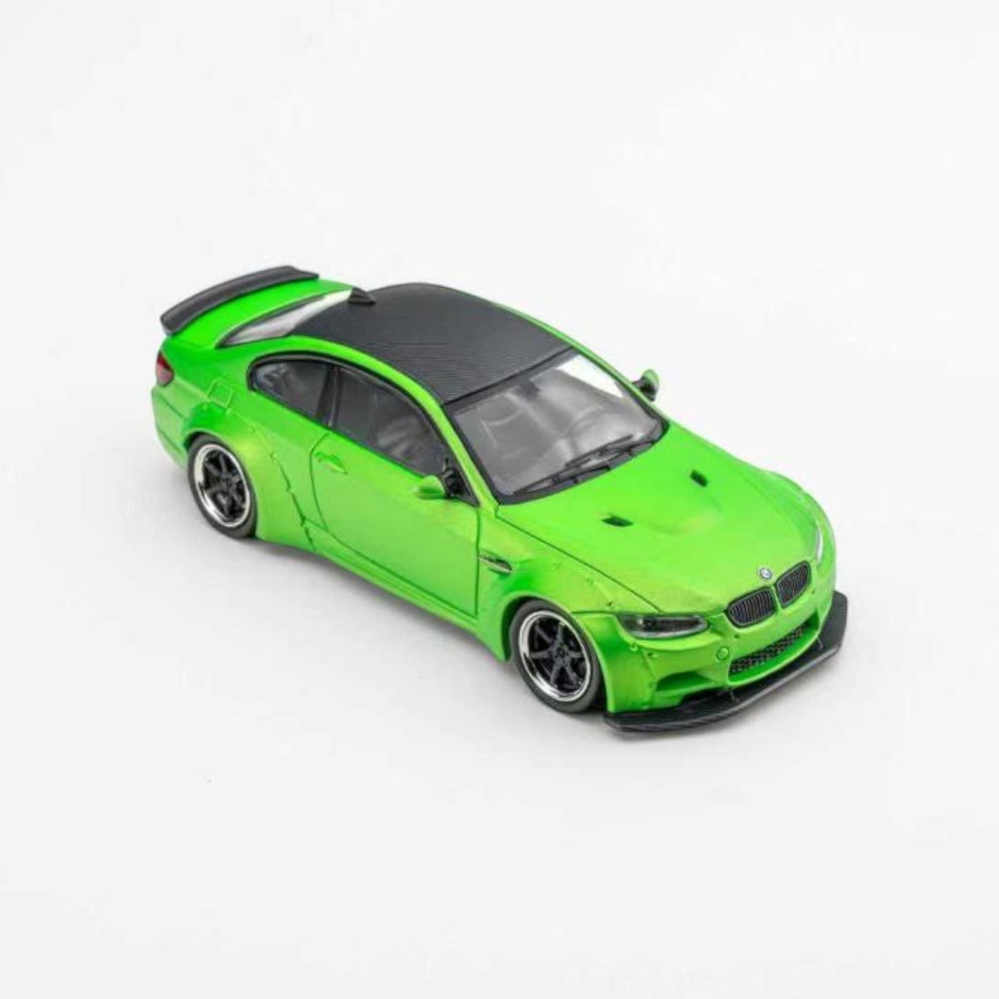 Fine Model - Pre-Order - BMW M3 E92 LB Customized, matt green - FM64-LBE92-MGRN