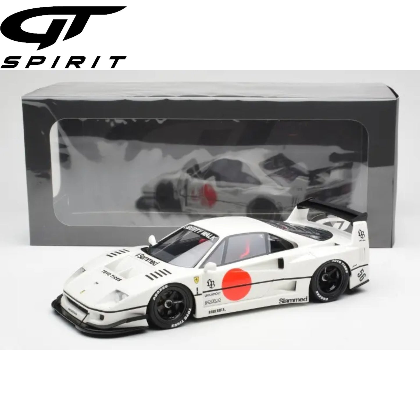 GT-Sprit - 2023 LBWK F40 Ferrari Liberty Walk - White - *Resin* - 1:18 - GT-470 - OVP