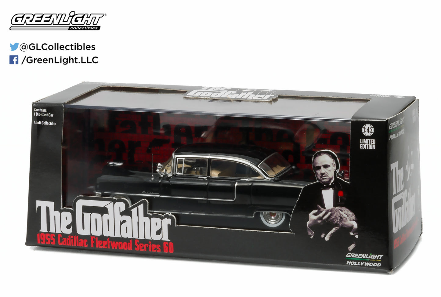 Greenlight - Cadillac Fleetwood serie 60 The Goodfather "Der Pate" - 1:43 - 86492 - Hollywood